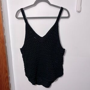 NWOT Free People/ FP Beach Crochet Knit Boho Tank Sweater